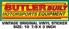 Butler Built Motorsports Equipment - Vintage Original Decal Sticker Racing New. Price: $10.21.