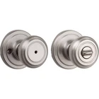 Kwikset Cameron Satin Nickel Privacy Bed/bath Door Knob 730CN 15 Open. Price: $15.99.