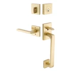 Emtek 4820 Baden Right Handed Single Cylinder Keyed Entry Brass Modern Handleset Open. Price: $430.87.