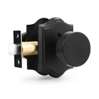 Orger Black Door Knobs Interior, Zinc-alloy Matte With Lock, ... New. Price: $37.57.