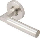 Inox Aurora Privacy Door Lever Set RA221L472-32D Satin Stainless Steel Open. Price: $75.00.