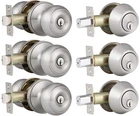 Home Improvement Direct 3 Pack Entry Door Knob And Single Cylinder Deadbolt Open. Price: $68.19.