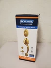 Schlage Plymouth Bright Brass Single Cylinder Door Handleset With Flair New. Price: $79.99.