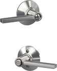 Schlage Latitude Door Lever Bed & Bath Privacy Lock - F40 Open. Price: $21.99.