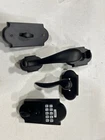 Emtek E451211FB Rustic Modern Electronic Keypad Handleset - Flat Black Used. Price: $419.99.