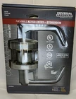 Universal Hardware Keyed Entry Storeroom Door Lever Satin Chrome UH40046 (ob) Open. Price: $39.95.