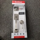 = Kwikset Front Entry Handleset 96870-166 Satin Nickel Single Cyl Fits Standard New. Price: $89.99.
