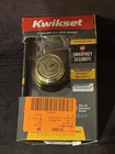 Kwikset Double Cylinder Deadbolt Smartkey & Microban Polished Brass 99850-071 Open. Price: $26.99.