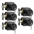 Door Knob Keyed Alike Exterior Entry Matte Black MS2522 Haidms Packs Lock New. Price: $74.99.
