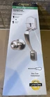Defiant Castle Satin Nickel Entrance Door Handle Knob Set Open. Price: $24.97.