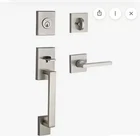 Baldwin SCLAJXCONCSR150 - Jolla Satin Chrome Keyed Entry Handleset Open. Price: $85.00.