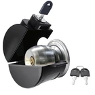 Pilispark Child Proof Door Knob Cover Lock Prevents Turning Black-one New. Price: $26.99.