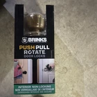 Brinks Barrett Passage Knob Push Pull Rotate Polished Brass Hall & Closet New. Price: $21.40.