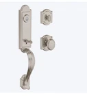 Baldwin Front Entry Door Avendale Handleset Satin Nickel Egg Shape Carnabe For. Price: $100.00.