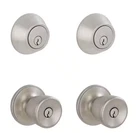 Schlage Brill Satin Stainless Steel Single Cylinder Deadbolt VCT60 Brl 630 Open. Price: $23.99.