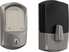 Schlage Encode Smart Wifi Deadbolt BE489WB Satin Nickel Touchscreen Keyless Lock Open. Price: $134.79.