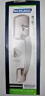 Schlage Greenwich Handle Bowery Knob Satin Nickel FE285GRW619BWEGRW #8SR Open. Price: $37.99.