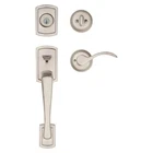 New Baldwin Prestige Satin Nickel Handleset Nautica Tobin Lever Smart Key. Price: $99.98.