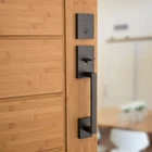 Kwikset Smartkey Venetian Bronze San Clemente Halifax Deadbolt Door Handle 98180 New. Price: $143.95.