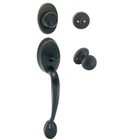 Designers Impressions Oil Rubbed Bronze Entry Handleset With Ashland Door Knob New. Price: $61.59.