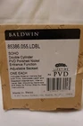 Baldwin Soho Sectional Handleset W/5485V Lever Double Cylinder 85386.055.LDBL New. Price: $299.00.