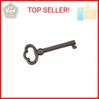 Uniqantiq Hardware Supply Antique Brass Plated Hollow Barrel Skeleton Key For New. Price: $11.94.