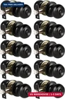 Knobwell 10 Pack Privacy Door Knobs With Lock For Bedroom Bathroom Black New. Price: $114.69.