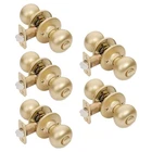 Designers Impressions Bedford Satin Brass Round Privacy Door Knob 5 New. Price: $110.62.