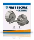 First Secure By Schlage Keyed Entry Door Lever Lock And Dead Bolt Security Set New. Price: $49.00.