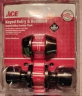 Ace Keyed Entry & Deadbolt Antique Brass Tulip (5238738) Nip Kwikset KW1 Keyway New. Price: $21.99.