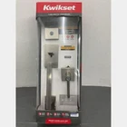 Kwikset San Clemente Matte Nickel Single Cylinder Low Profile Open. Price: $49.99.