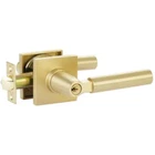 Emtek Hercules Keyed Lever With Square Rosette 5122HECRHUS4 Open. Price: $144.31.