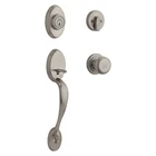 Kwikset 800CEXJ 15 Smt Handleset, Grade, Brass, Satin Nickel, 2-3/8 2-3/4 New. Price: $171.17.
