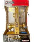 Segal 27580 2-1/2 In. Backset, Entrance Mortise Lockset, Pack, Brass New. Price: $55.00.
