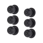 Brinks 6-PACK Matte Black Transitional Round Privacy Bedroom Door Knob & New. Price: $145.82.