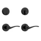Kwikset Sedona Entry Handle Deadbolt Matte Black New. Price: $55.00.
