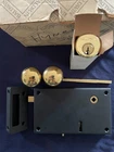 Vintage Estate Baldwin 5634 Entry Rim Lock Set Key & Knobs 7", Left Hand Open. Price: $1499.00.