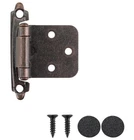 Jqk 1/2 Inch Overlay Cabinet Door Hinges Oil Rubbed Bronze Qty 20 New. Price: $19.99.