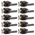 Gobekor 10 Pack Privacy Door Lever Oil Rubbed Bronze Keyless Bedroom Bath New. Price: $209.99.