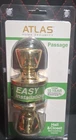 Atlas Home Security Passage Door Knob Tulip Polished Brass Hall Closet 1733601 New. Price: $9.99.