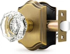 Orger Passage Door Knob For Hallway Closet, Glass Handle With Non-lo... New. Price: $39.75.