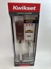 Kwikset 818VNHXHFLSQT-15SMTCP Keyed Entry Handleset Satin Nickel Nob Open. Price: $149.95.