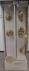 Baldwin Entrance Handle Set The Images Collection Polished Brass New. Price: $299.99.