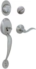Schlage F360VPLY619ACC Plymouth/accent Combo Kit, Satin Nickel New. Price: $248.99.