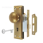 Mortise Lock Set For Interior 1 Pack, Antique Brass New. Price: $43.58.