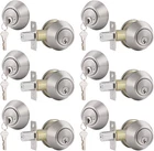 Gobrico 6 Pack Keyed Alike Double Cylinder Deadbolt Door Lock Satin (nickel) New. Price: $108.69.