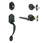 Copper Creek Heritage Front Door Entry Handleset Black HZ2610BC New. Price: $49.90.