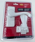 Larson Storm Door Lever Georgian Style Handle Interior Latch White CH3010301 Open. Price: $32.96.