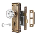 Newliplace Mortise Lock Set Interior Door Vintage Antique Brass Skeleton. Price: $49.98.