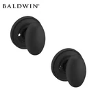 Baldwin Estate 5025 Classic Knob Set 5048 Circle Rose Satin Black Privacy GR2 New. Price: $158.60.